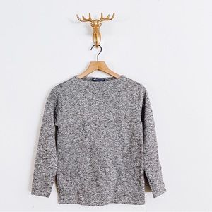 Saint James Women's Heather Gray Crewneck Sweater Size Medium